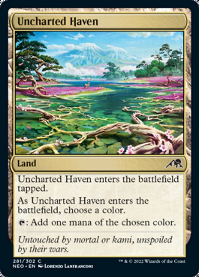 Uncharted Haven - [Foil] Kamigawa: Neon Dynasty (NEO)