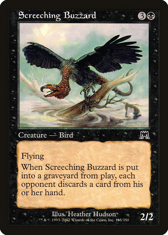 Screeching Buzzard - [Foil, Retro Frame] Onslaught (ONS)