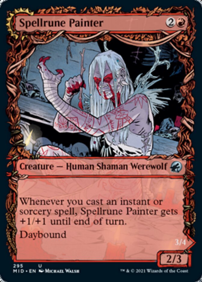 Spellrune Painter // Spellrune Howler - [Foil, Showcase] Innistrad: Midnight Hunt (MID)