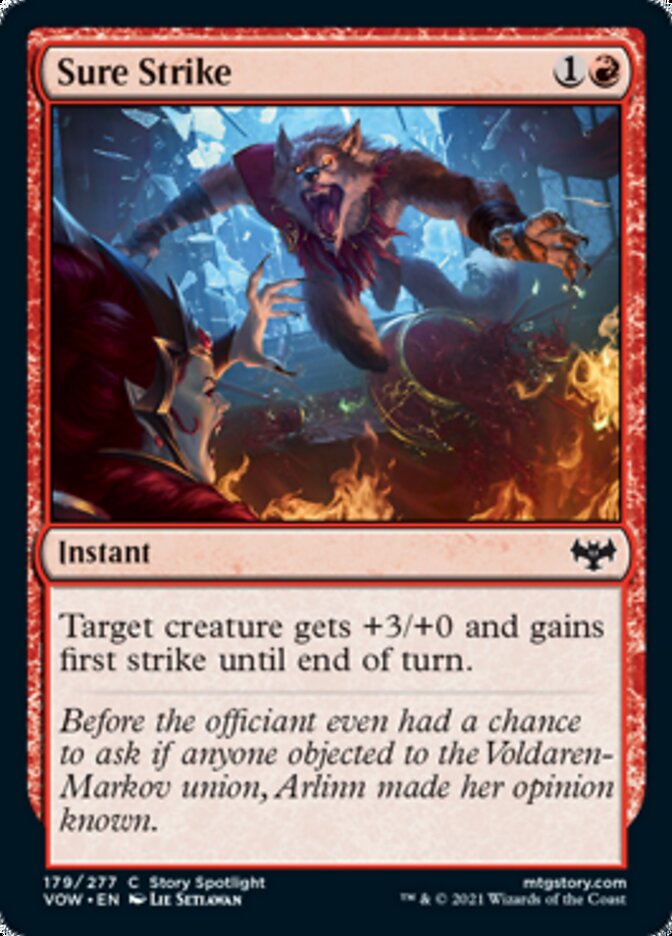 Sure Strike - [Foil] Innistrad: Crimson Vow (VOW)