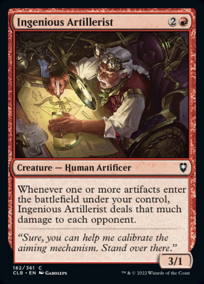 Ingenious Artillerist - Commander Legends: Battle for Baldur's Gate (CLB)
