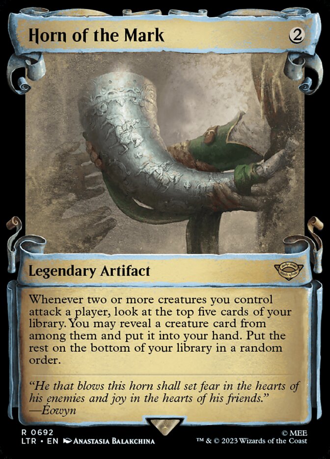 Horn of the Mark - [Foil, Showcase Scroll] The Lord of the Rings: Tales of Middle-earth (LTR)