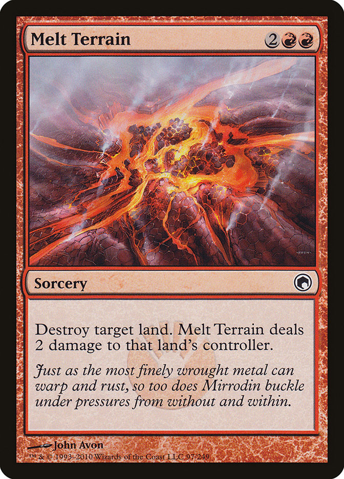 Melt Terrain - Scars of Mirrodin (SOM)