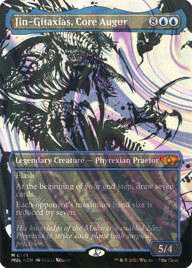 Jin-Gitaxias, Core Augur - [Halo Foil, Showcase] Multiverse Legends (MUL)