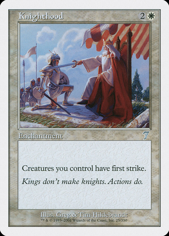 Knighthood - [Foil] Seventh Edition (7ED)