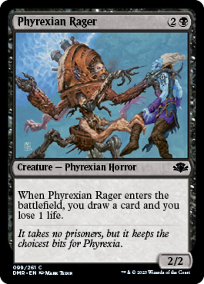 Phyrexian Rager - [Foil] Dominaria Remastered (DMR)
