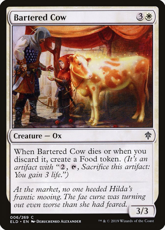 Bartered Cow - [Foil] Throne of Eldraine (ELD)
