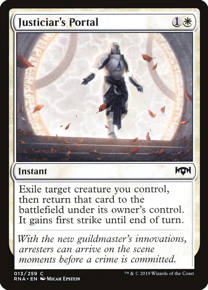 Justiciar's Portal - Ravnica Allegiance (RNA)