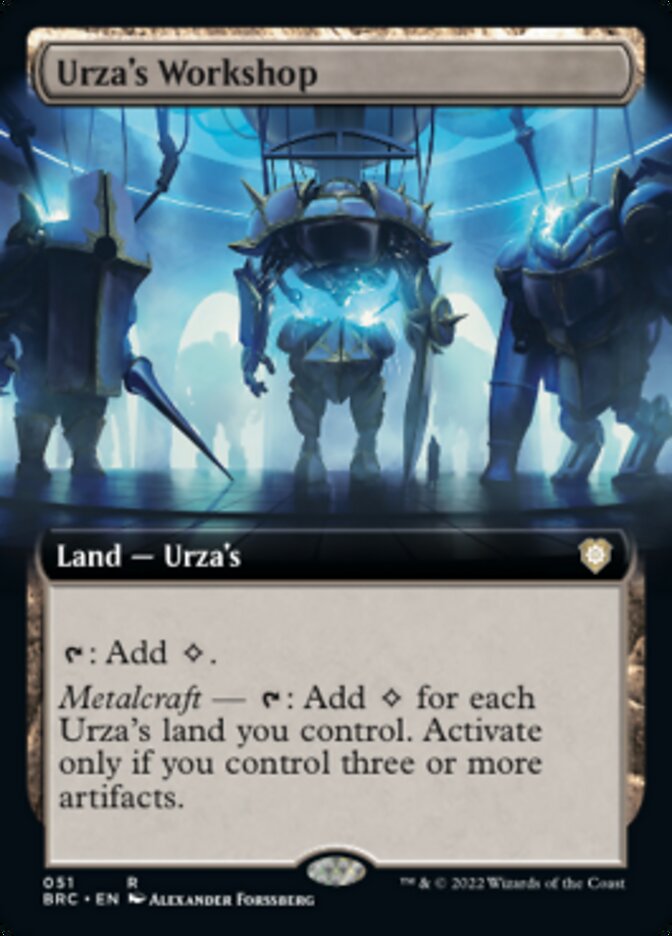 Urza's Workshop - [Extended Art] The Brothers' War Commander (BRC)