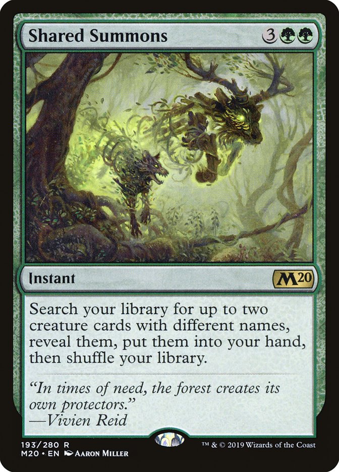 Shared Summons - Core Set 2020 (M20)