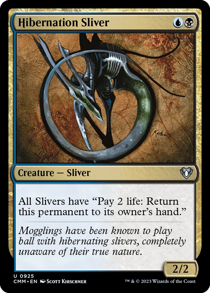 Hibernation Sliver - [Foil] Commander Masters (CMM)