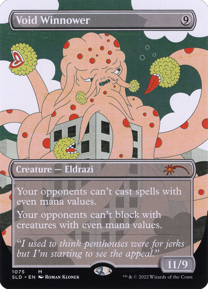 Void Winnower (1075) - [Borderless] Secret Lair Drop (SLD)