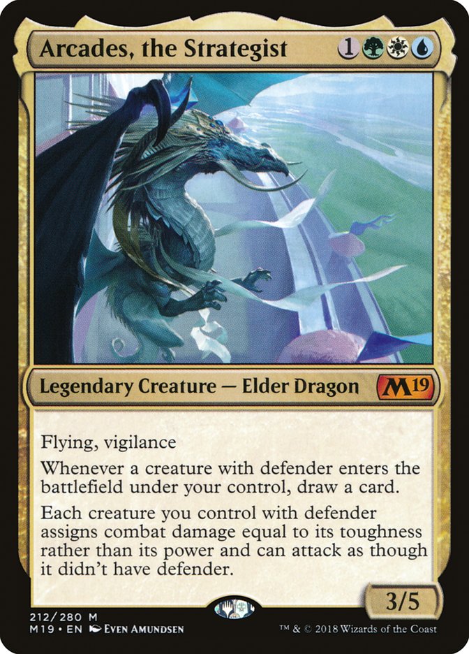 Arcades, the Strategist - [Foil] Core Set 2019 (M19)