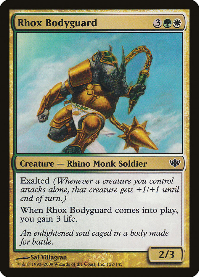 Rhox Bodyguard - [Foil] Conflux (CON)