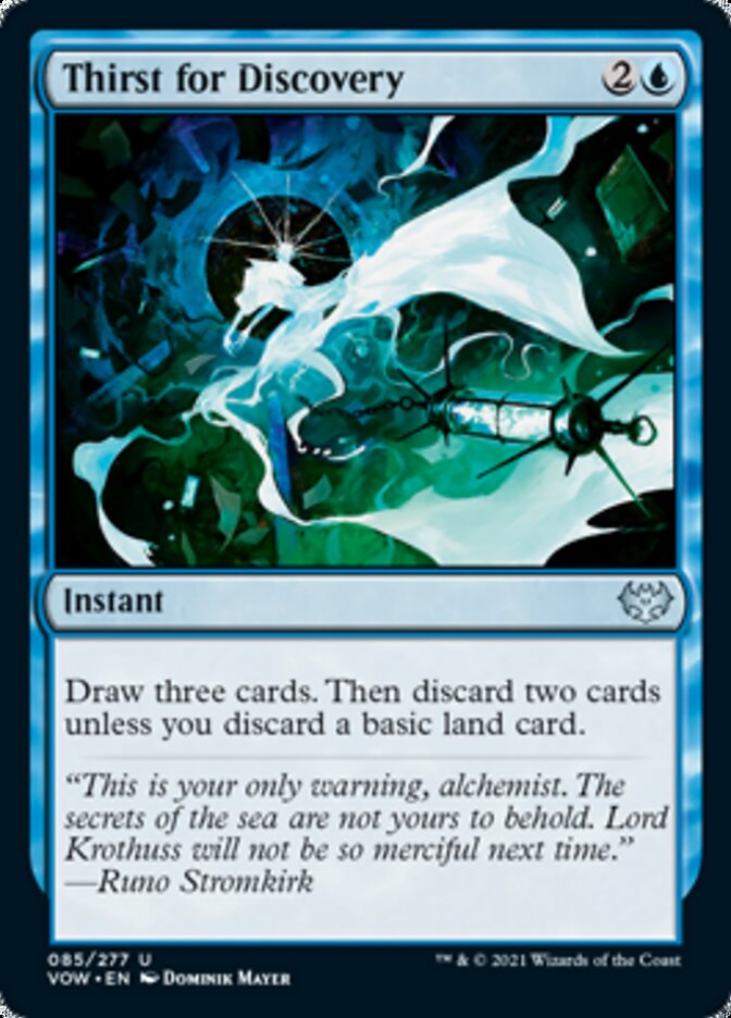 Thirst for Discovery - [Foil] Innistrad: Crimson Vow (VOW)