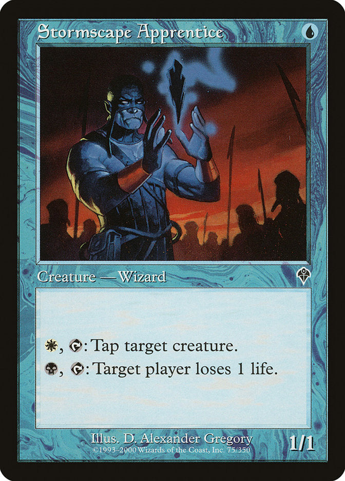 Stormscape Apprentice - [Foil, Retro Frame] Invasion (INV)