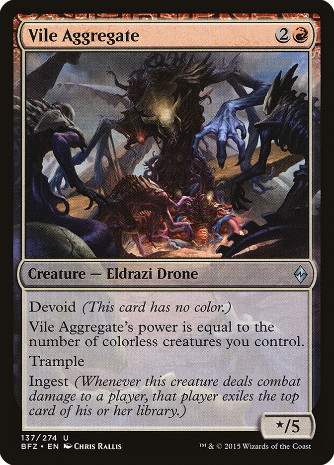 Vile Aggregate - [Foil] Battle for Zendikar (BFZ)