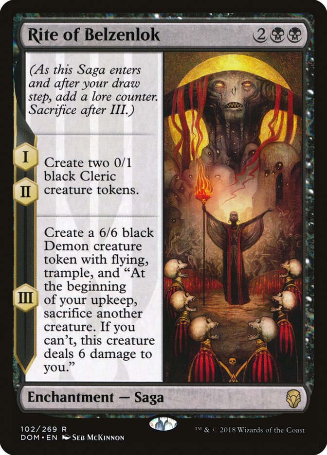 Rite of Belzenlok - [Foil] Dominaria (DOM)