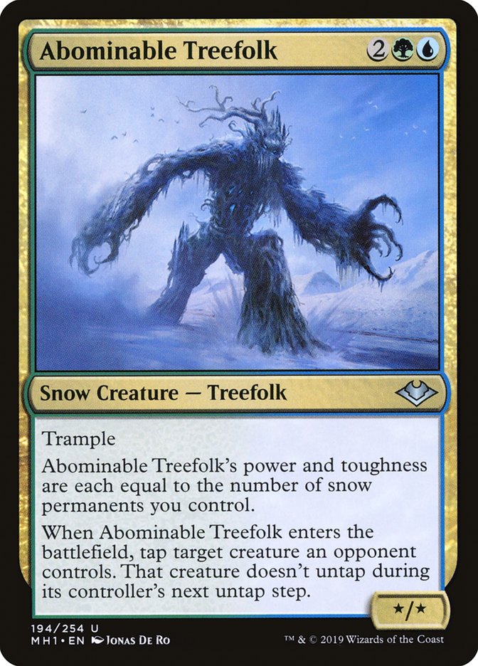 Abominable Treefolk - [Foil] Modern Horizons (MH1)