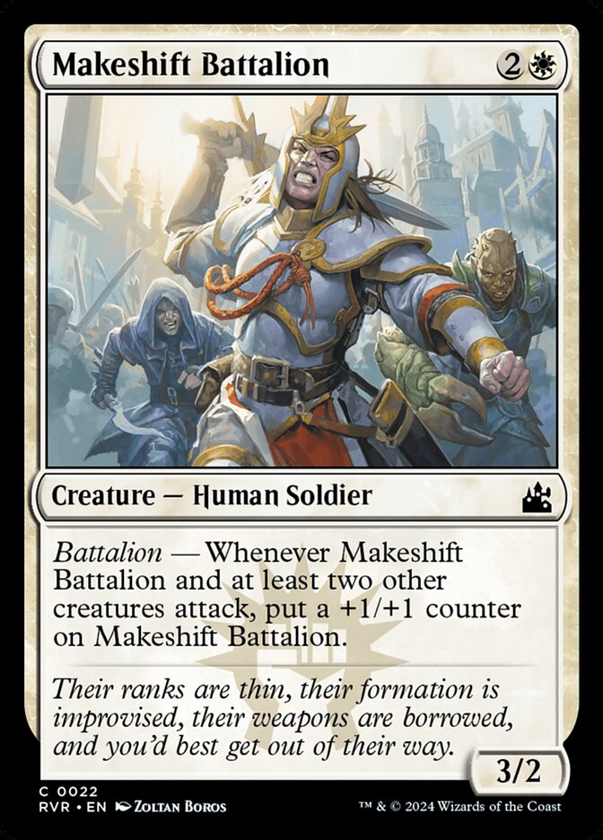 Makeshift Battalion - [Foil] Ravnica Remastered (RVR)
