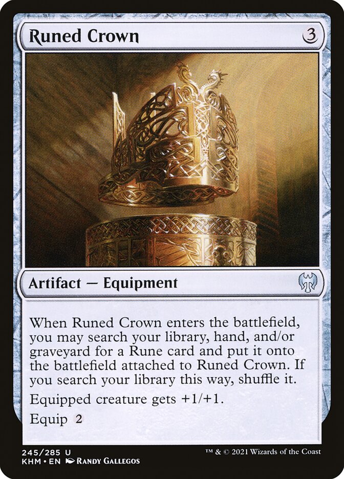 Runed Crown - [Foil] Kaldheim (KHM)