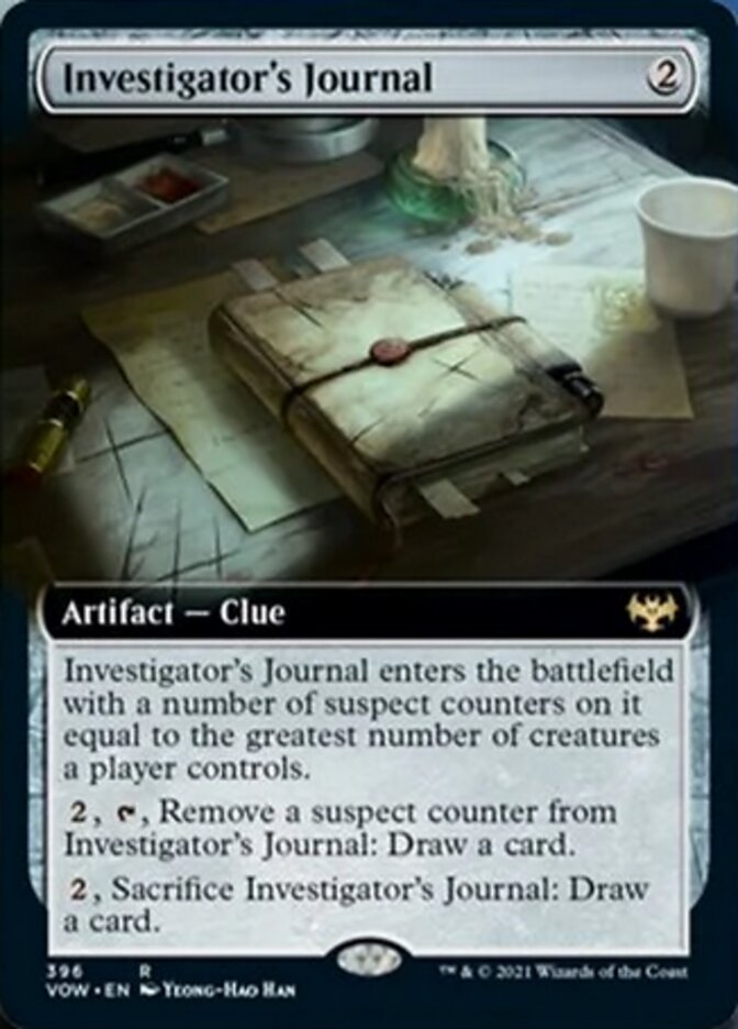 Investigator's Journal - [Foil, Extended Art] Innistrad: Crimson Vow (VOW)
