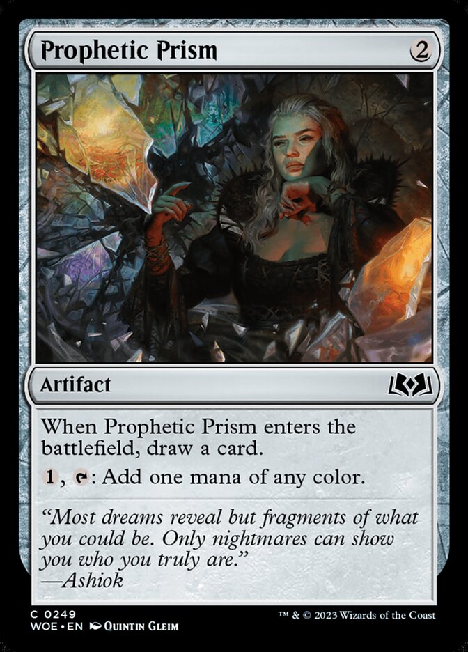 Prophetic Prism - [Foil] Wilds of Eldraine (WOE)