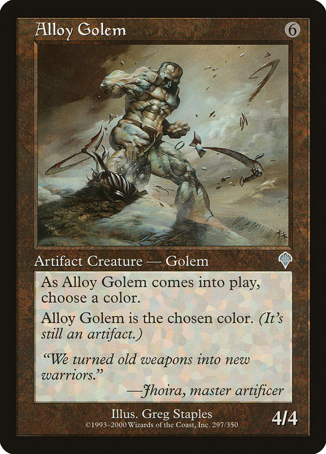 Alloy Golem - [Retro Frame] Invasion (INV)