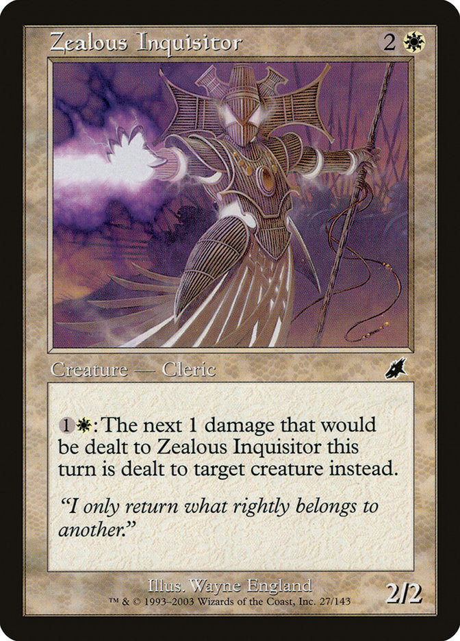 Zealous Inquisitor - [Foil] Scourge (SCG)