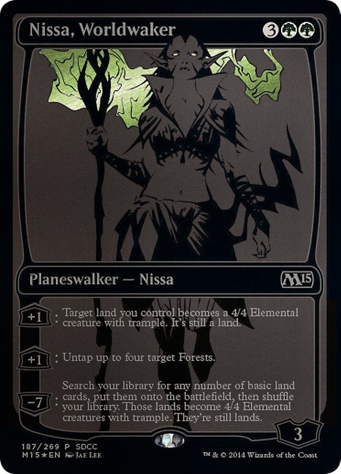 Nissa, Worldwaker - [Foil, Promo] San Diego Comic-Con 2014 (PS14)
