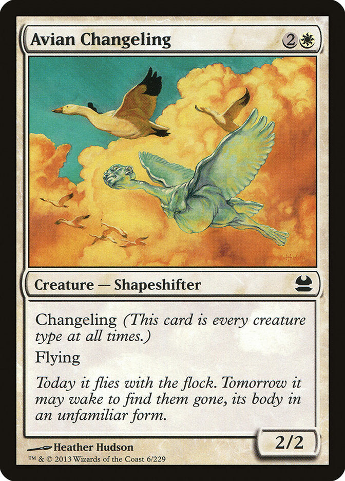 Avian Changeling - [Foil] Modern Masters (MMA)