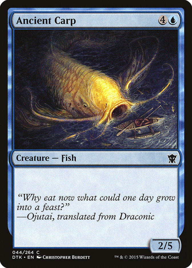 Ancient Carp - [Foil] Dragons of Tarkir (DTK)