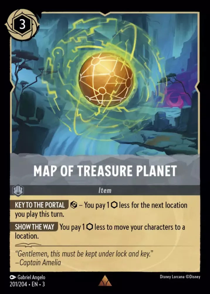Map of Treasure Planet - [Foil] Into the Inklands (3)