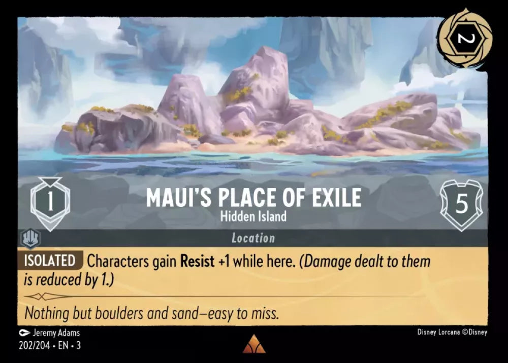 Maui's Place of Exile - Hidden Island - [Foil] Into the Inklands (3)