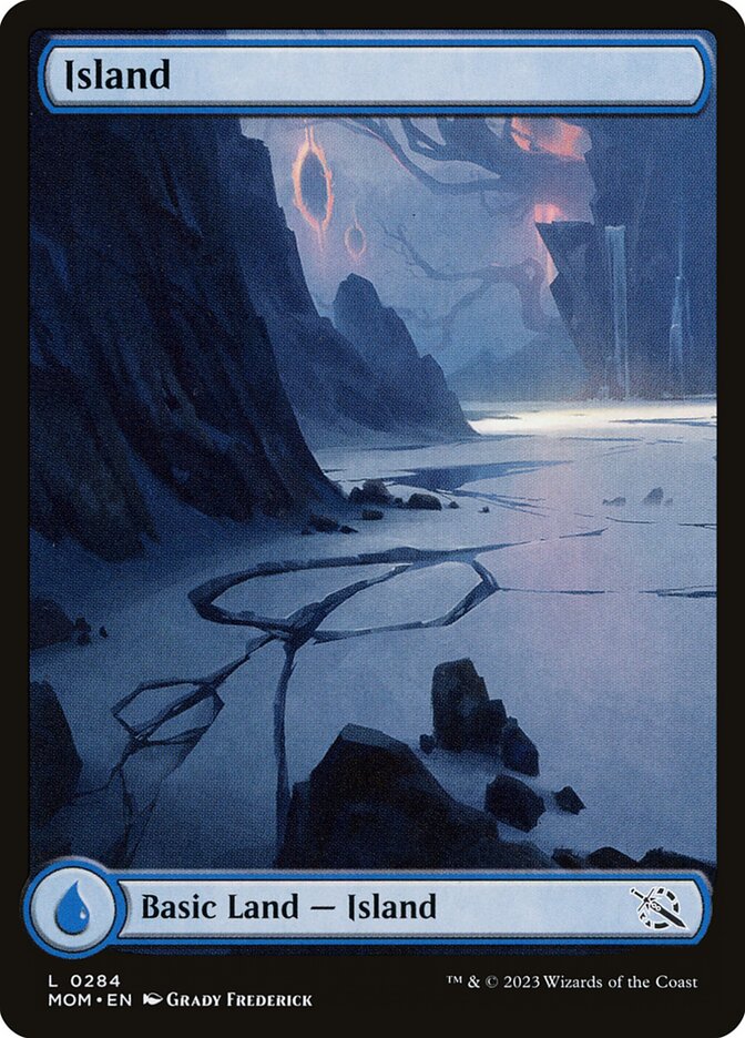 Island (284) - [Full Art] March of the Machine (MOM)