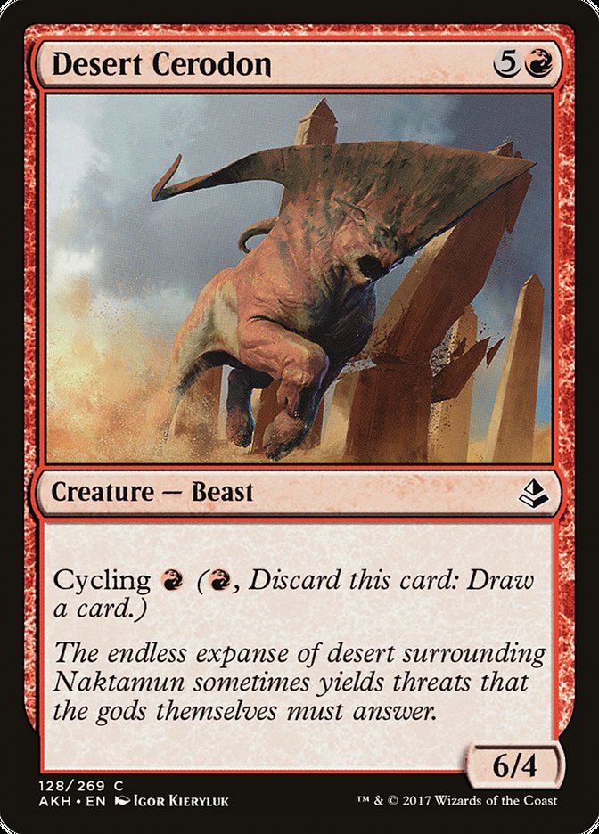 Desert Cerodon - [Foil] Amonkhet (AKH)