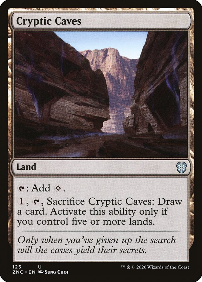 Cryptic Caves - [Foil] Zendikar Rising Commander (ZNC)