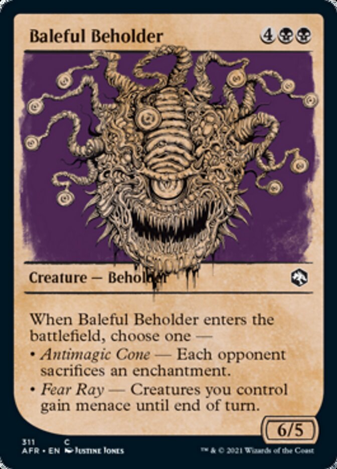 Baleful Beholder - [Foil, Showcase] Adventures in the Forgotten Realms (AFR)