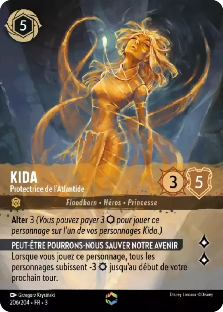 Kida - Protector of Atlantis - [Foil, Enchanted] Into the Inklands (3)