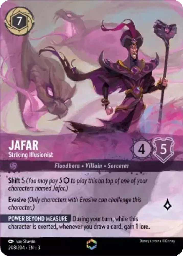 Jafar - Striking Illusionist - [Foil, Enchanted] Into the Inklands (3)