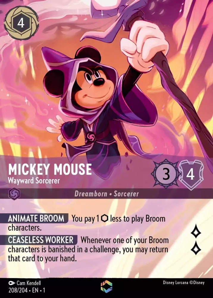 Mickey Mouse - Wayward Sorcerer - [Foil, Enchanted] The First Chapter (1)