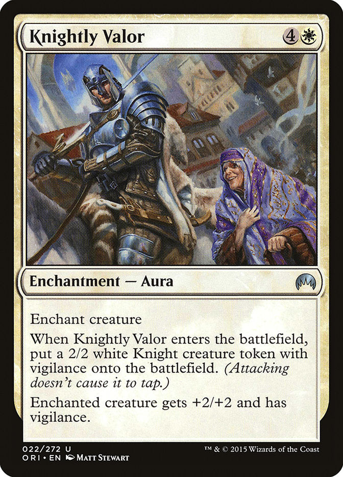 Knightly Valor - [Foil] Magic Origins (ORI)