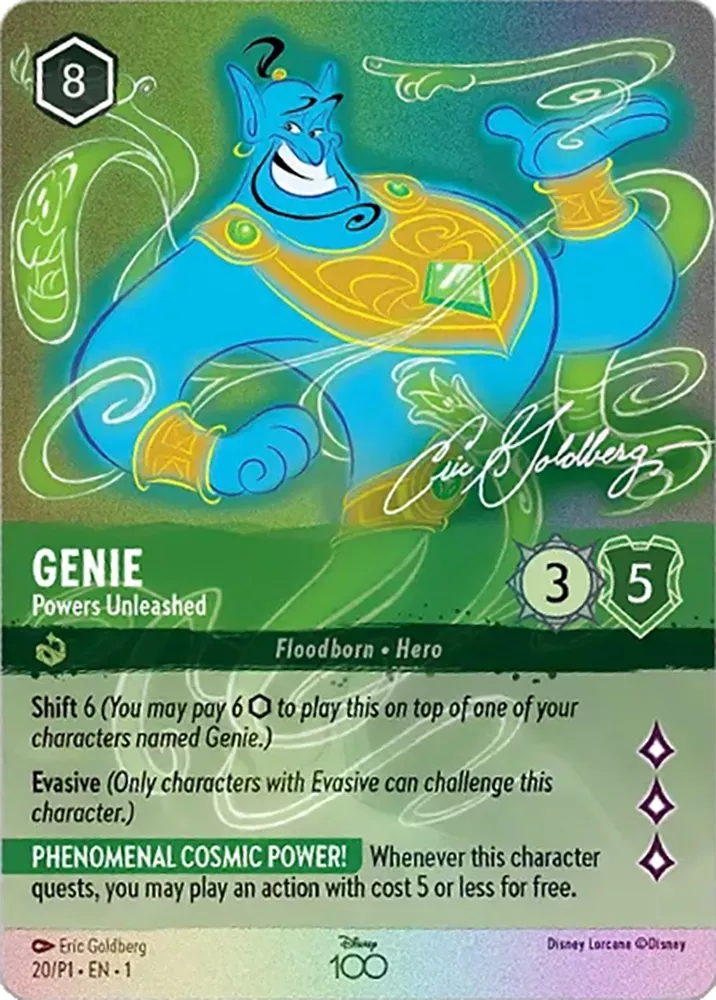 Genie - Powers Unleashed - [Foil, Disney 100] Promo (P1)
