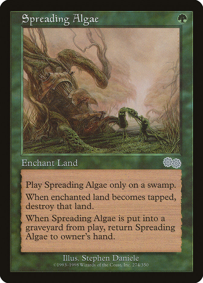 Spreading Algae - [Retro Frame] Urza's Saga (USG)