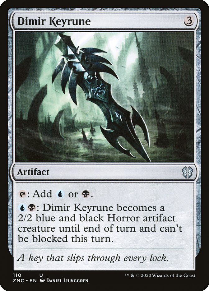 Dimir Keyrune - [Foil] Zendikar Rising Commander (ZNC)