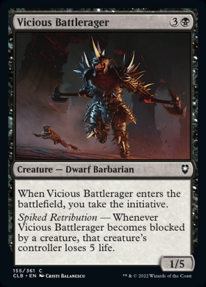 Vicious Battlerager - [Foil] Commander Legends: Battle for Baldur's Gate (CLB)