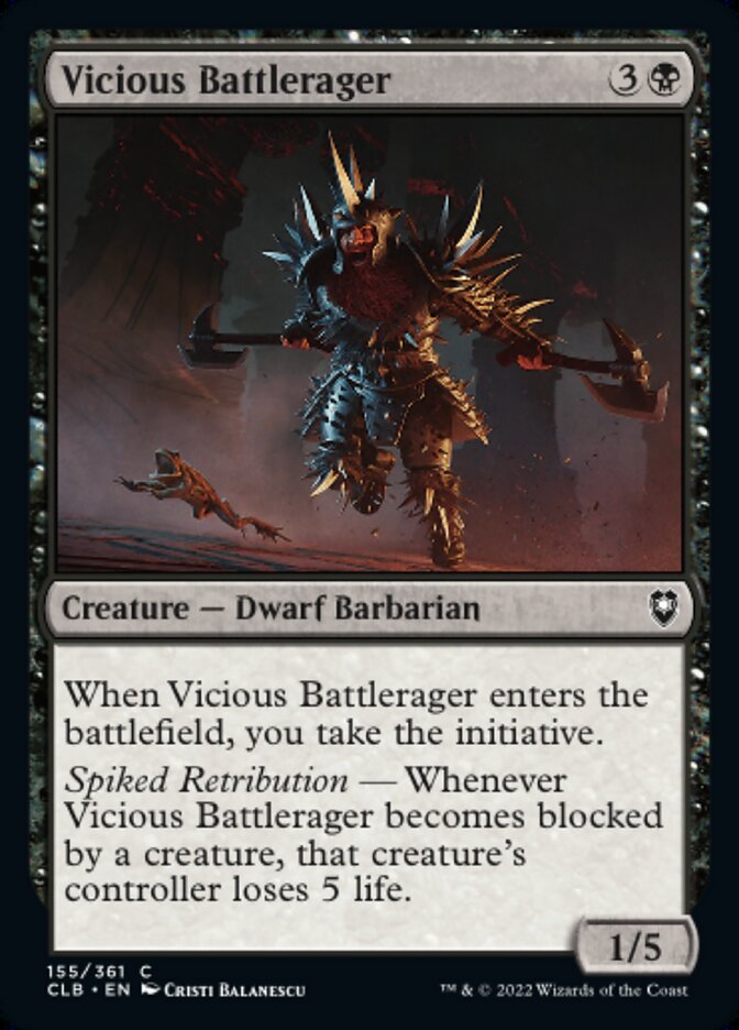 Vicious Battlerager - Commander Legends: Battle for Baldur's Gate (CLB)