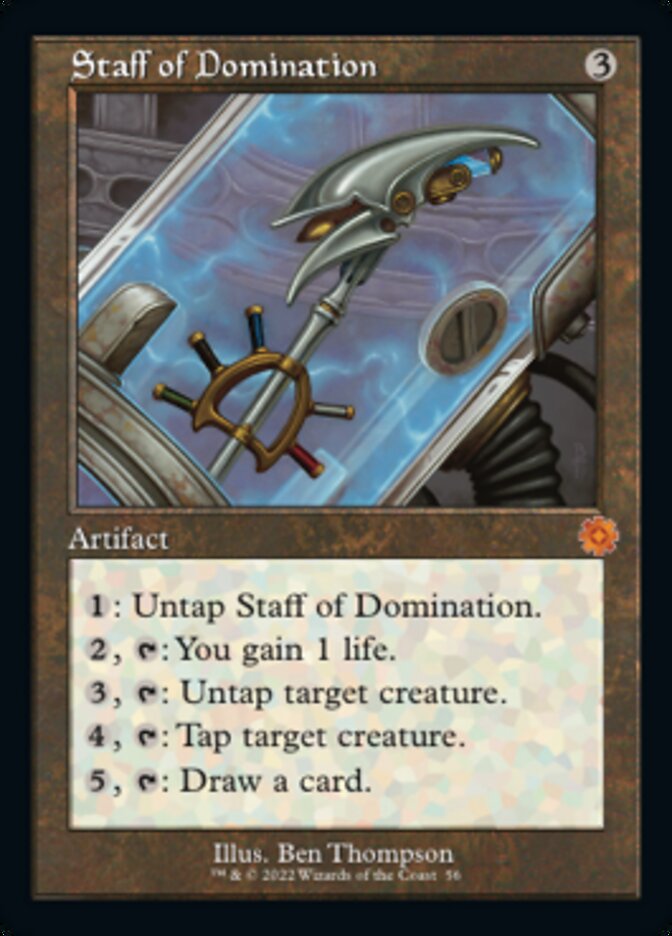 Staff of Domination - [Foil] The Brothers' War Retro Artifacts (BRR)