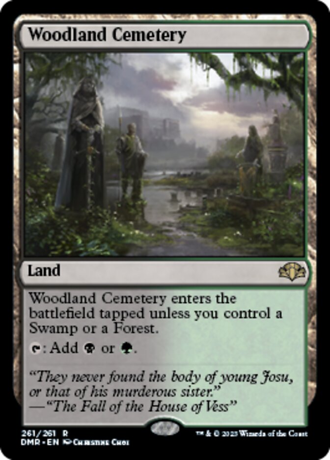 Woodland Cemetery - [Foil] Dominaria Remastered (DMR)