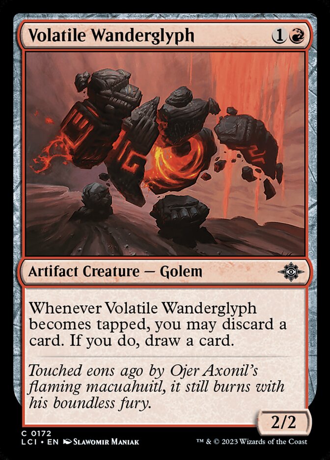 Volatile Wanderglyph - [Foil] The Lost Caverns of Ixalan (LCI)